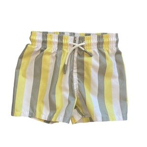 6-9m striped cat & jack striped swim trunks